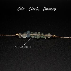 Aquamarine Gemstone Bracelet